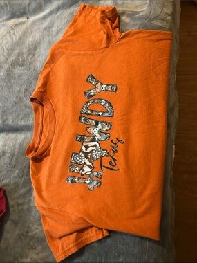 Kids Orange Texas Graphic Tee
